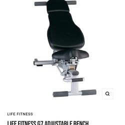 Perfect Condition Life Fitness Bench Adjustable 