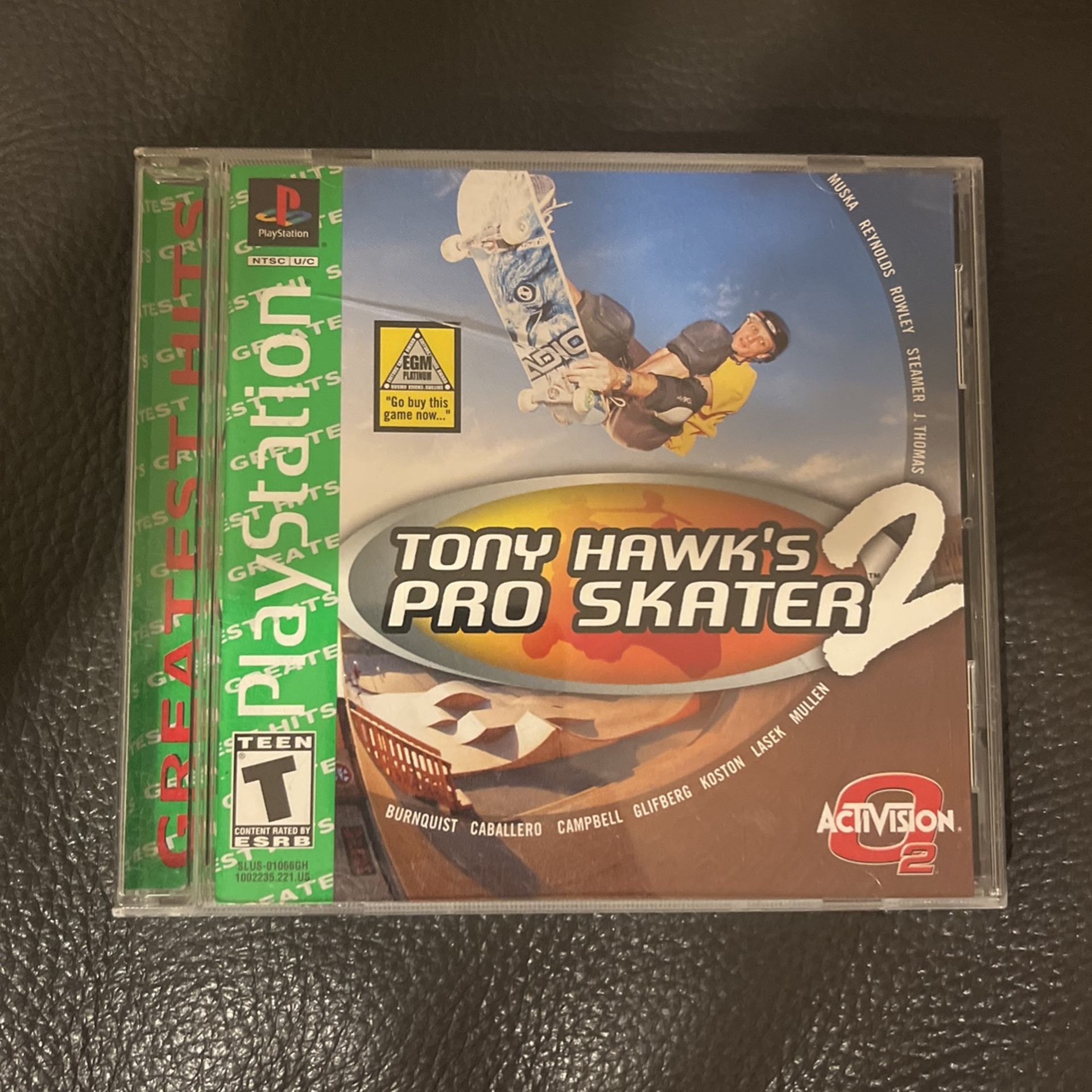 PS1 Tony Hawk Pro Skater 2
