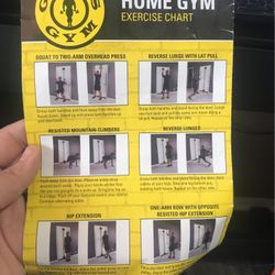 Home Gym Bungee Door Cords