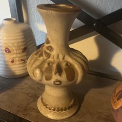 Face Of Girl Pottery 