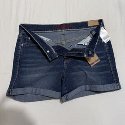 High Waisted Denim Shorts New With Tags