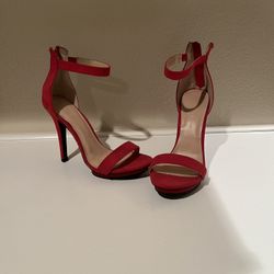 never worn red heels size 6 and a half 