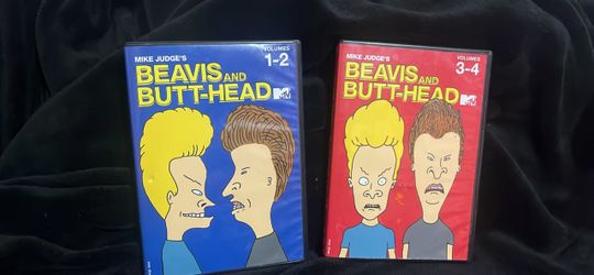 Beavis and butthead vol 1-4 (each case is missing 1 disc) 5$ for 1 10$ for 2