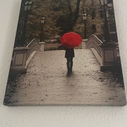 Red Umbrella Decor
