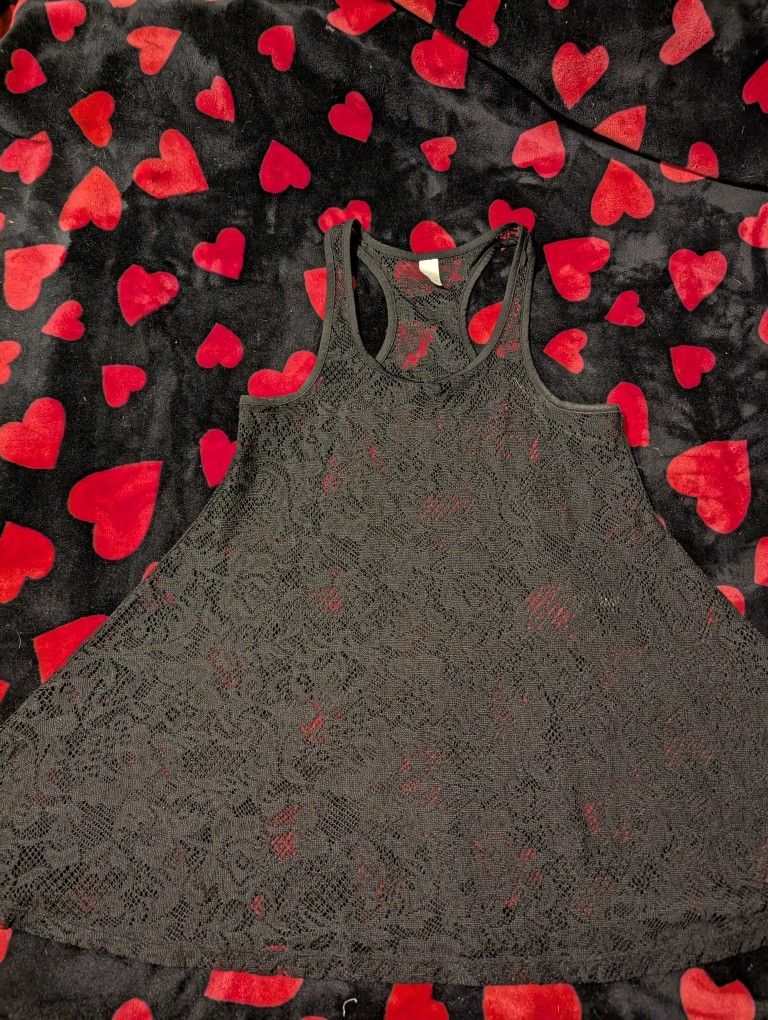 Black Lace Swimsuit Cover 
