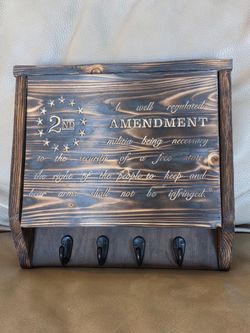 Custom made gun box / key rack