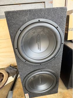 ARC Audio Dual 12” Subwoofers in Carpeted Enclosure – Deep, Clean Bass