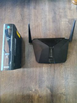 5G AT&T ARRIS BGW 210 Modem and NIGHTHAWK AX4 RAX35 Wi-Fi Router