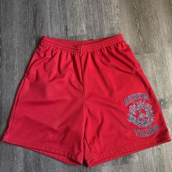 Denim tear shorts