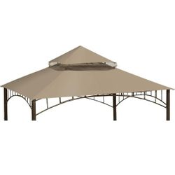 Replacement Canopy roof for Target Madaga Gazebo Model L-GZ136PST (Beige1)
