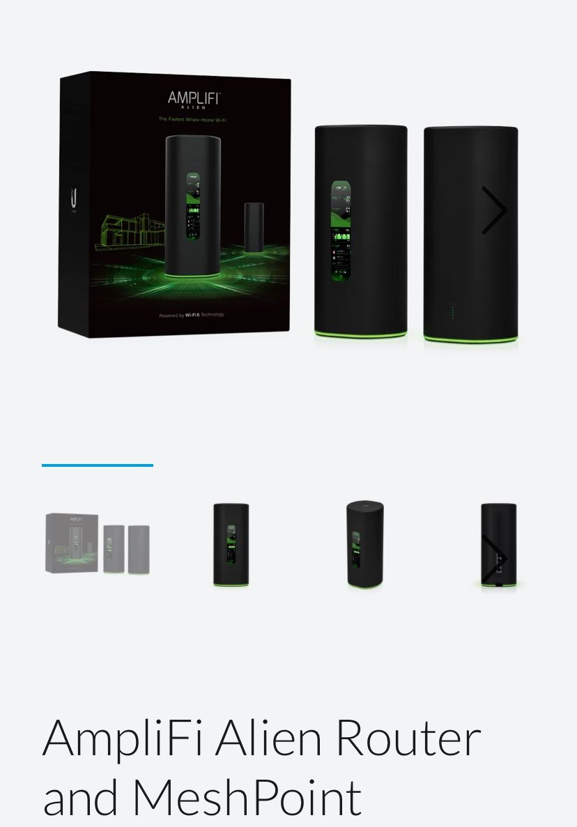 AmpliFi Alien Router and MeshPoint + 3 AMPLIFI HD AP’s