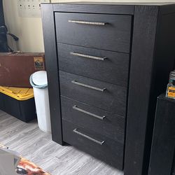 Black dresser