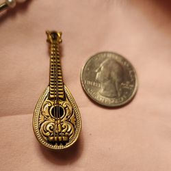 Antique Damascene Brooch