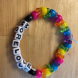 More Love Less Hate Bracelet 