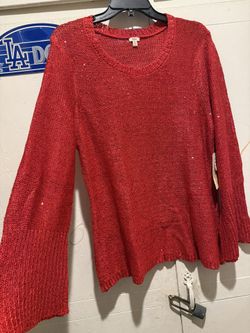 Reba McEntire Red Holiday Long sleeve Dress Shirt 