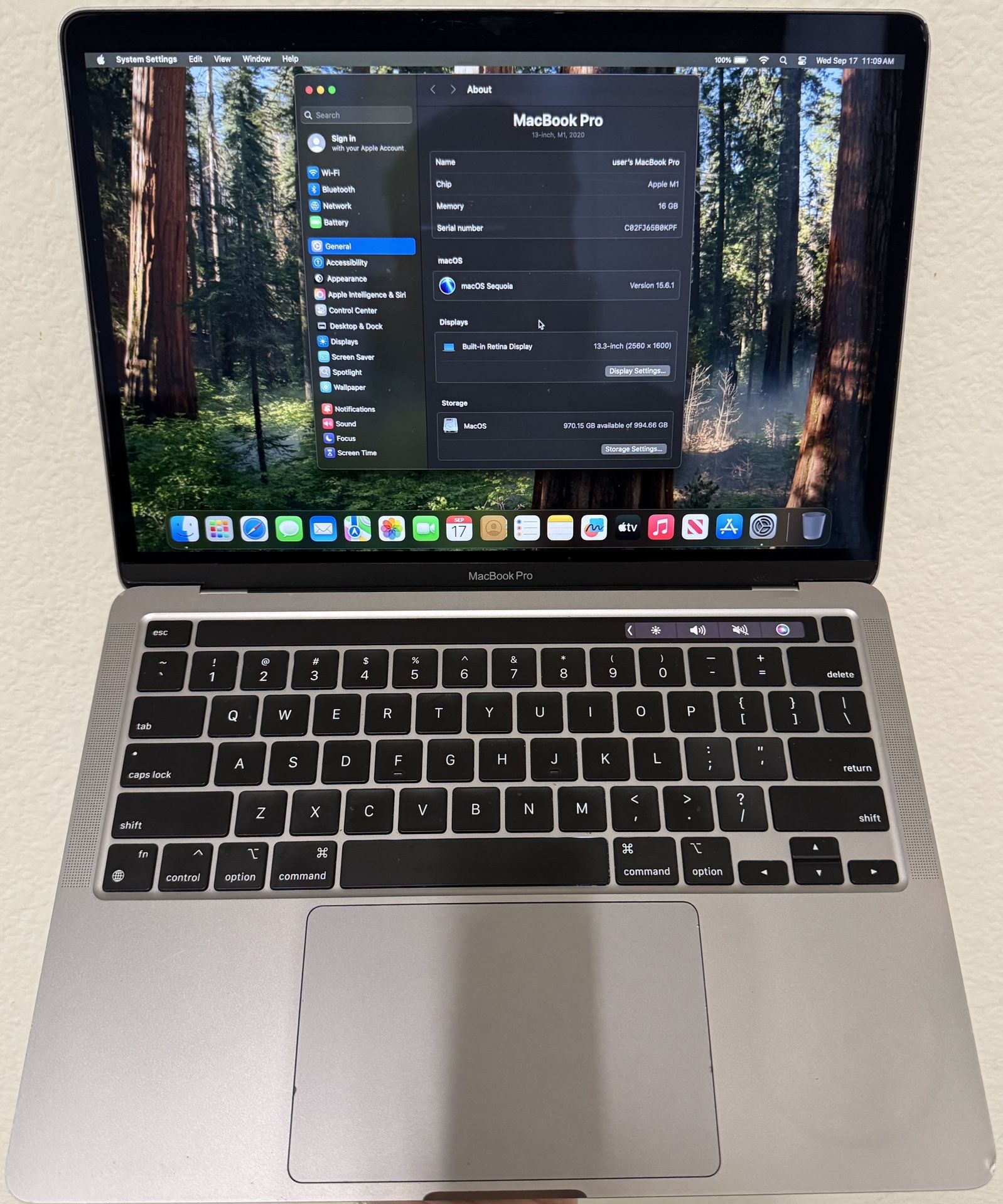 MacBook Pro 2020 M1 16gb 1tb