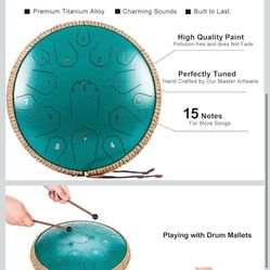 Tongue Drum Brand New With Travel Bag Safe Transport 