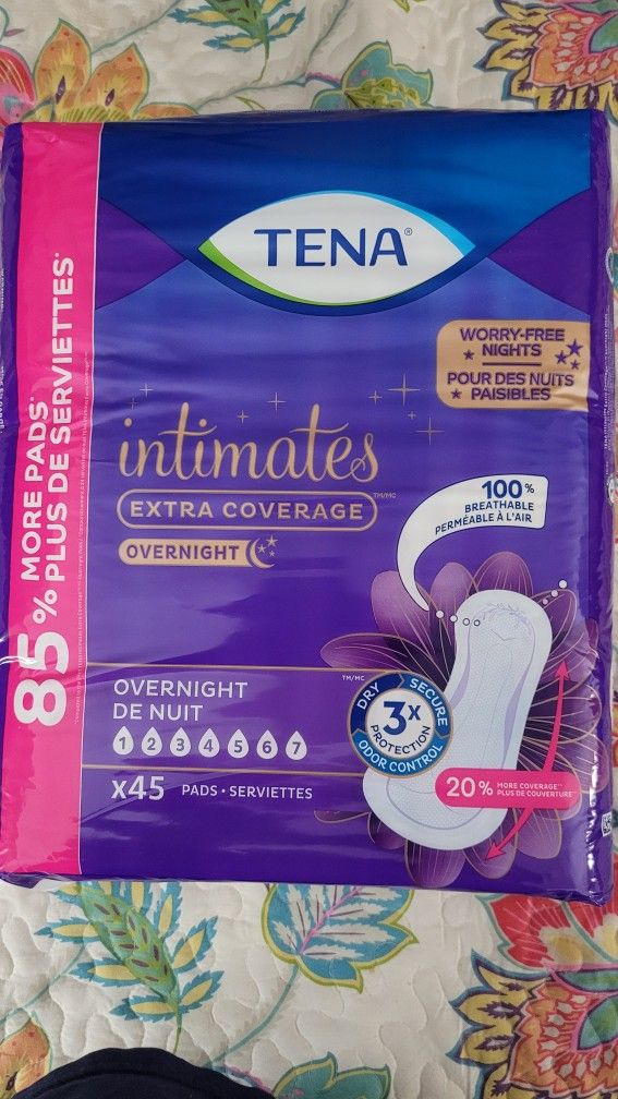 Tena Overnight Pads