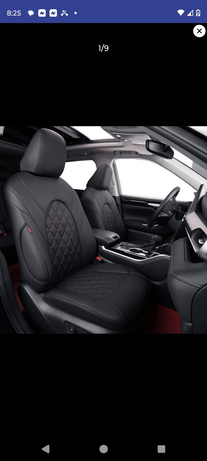 Cover Dream Custom Fit For 2024-2025 Toyota Grand Highlander Hybrid XLE 8 Seater Second Row 40 60 Split 