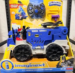 NEW Imaginext DC Super Friends Batman R/C Mobile Command Center COMPLETE