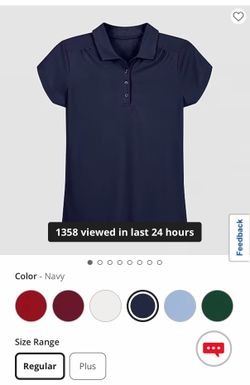 Girls Uniform Shirts Kids size XXL or 18 kids