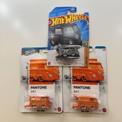Hot Wheels Kool Kombi VW Bus Lot of 3