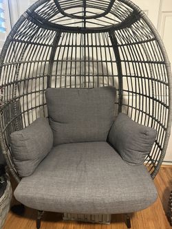 Wicker Egg Chair