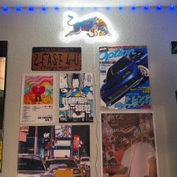 Custom Red bull led light for sale  