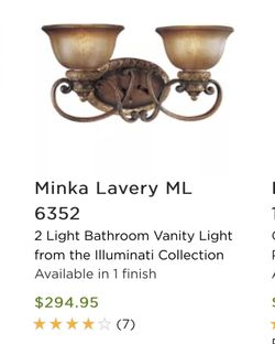 MINKA LAVERY TUSCAN STYLE LIGHT FIXTURES