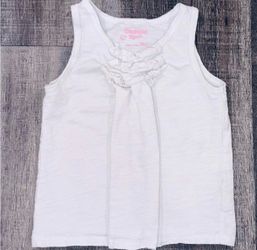 Baby Girl 24 Month OshKosh White Burnout Tank Top