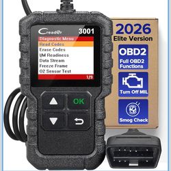Creader 3001 OBD2 Scanner, Engine Fault Code Reader Mode 6 CAN Diagnostic Scan Tool for All OBDII Protocol Cars Since 1996, Lifetime Free Update