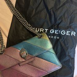 MINI LEATHER KENSINGTON BAG KURT GEIGER LONDON