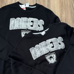 New Men’s Size Large Raiders Nike Crewneck Sweatshirt
