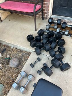 Dumbbells $1 per pound
