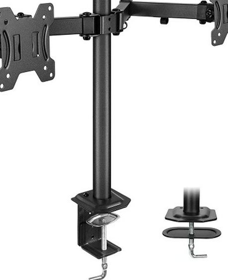 Dual Monitor Mount (Holds Up to 27")