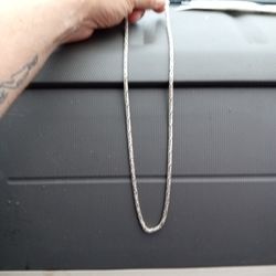 Solid Silver Chain 