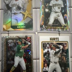4 Nick Kurtz RC Cards 