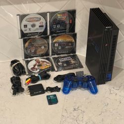 PlayStation 2 Console Bundle w/ 6 Games, HDMI Ready (PS2 Console)