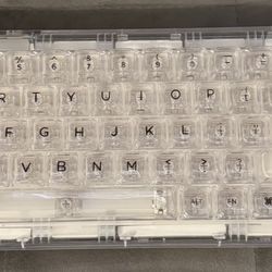 Transparent Mechanical Keyboard 