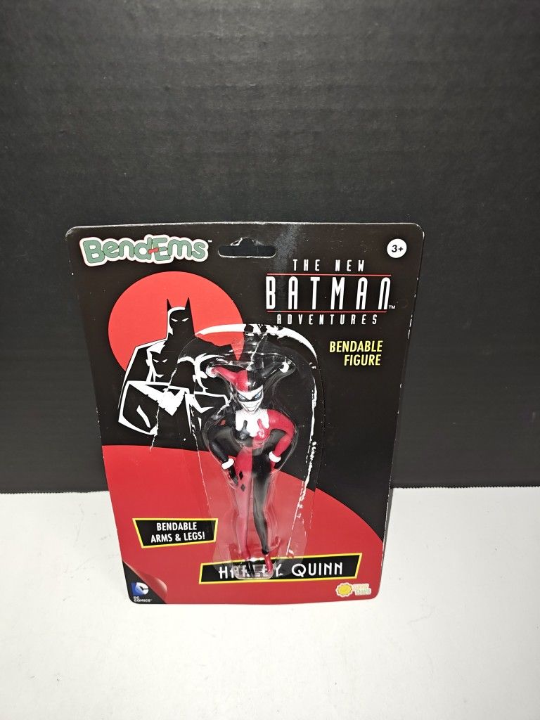 DC Comics Bend Ems The New Batman Adventures Harley Quinn Bendable Action Figure