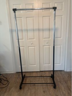 Simple clothing, garment rack