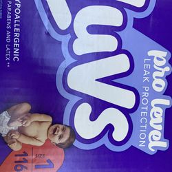 Loves Size One Diapers Free