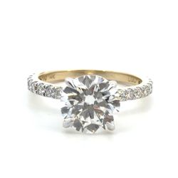 Woman’s Ladies 14k Yellow Gold Lab Grown Diamond Engagement Ring 3.50 CTW Size 7 GP3127095