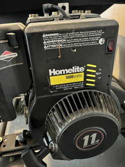 Homelite 5500 Generator