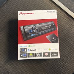 Pioneer Single Din Radio Digital Media Receiver With Bluetooth USB