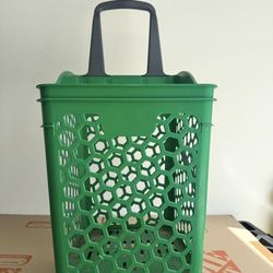 Rolling Baskets With Built In Handle 