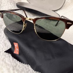 RayBan Sunglasses with cloth and case
