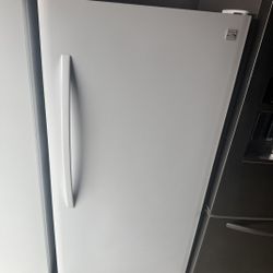 White Kenmore Standing Freezer
