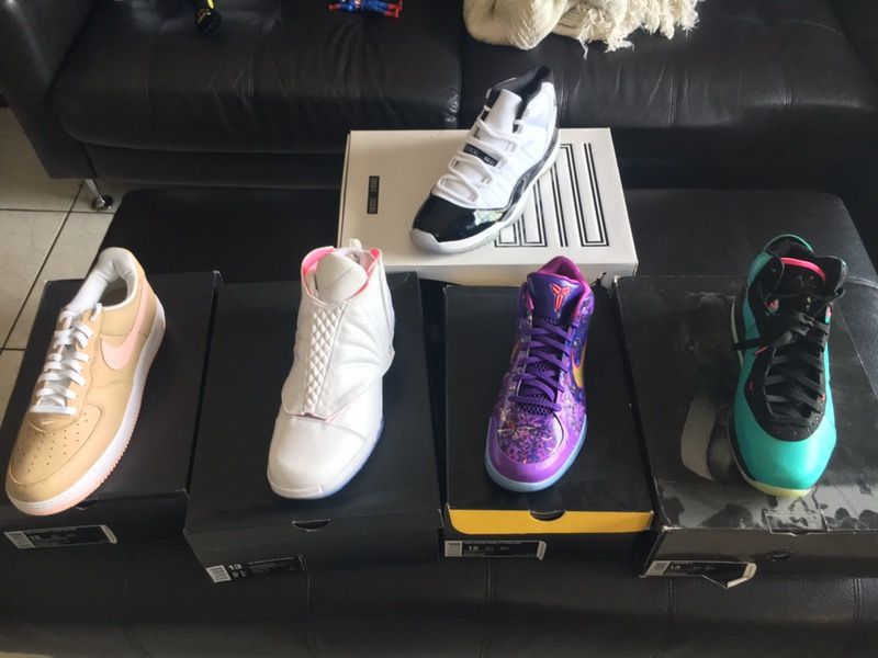 Jordans x Lebrons x Kobes x AF1