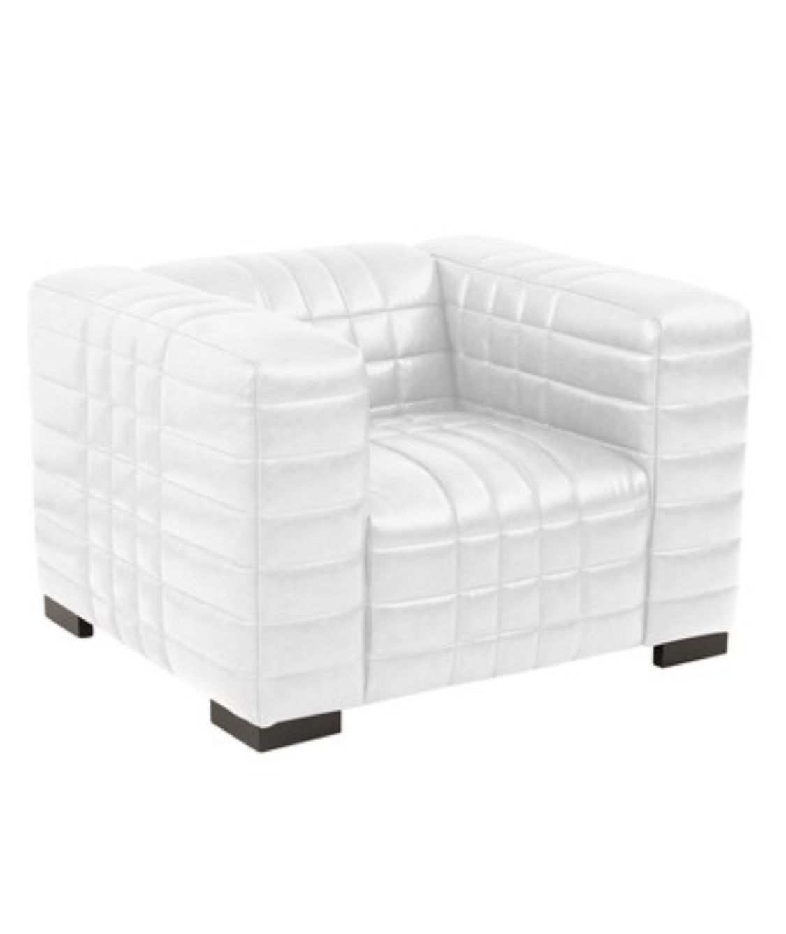 Luxurious White Comfy Chair